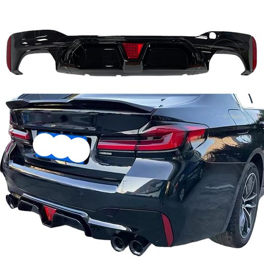 BMW 5 SERIES G30 REAR DIFFUSER WITH LED